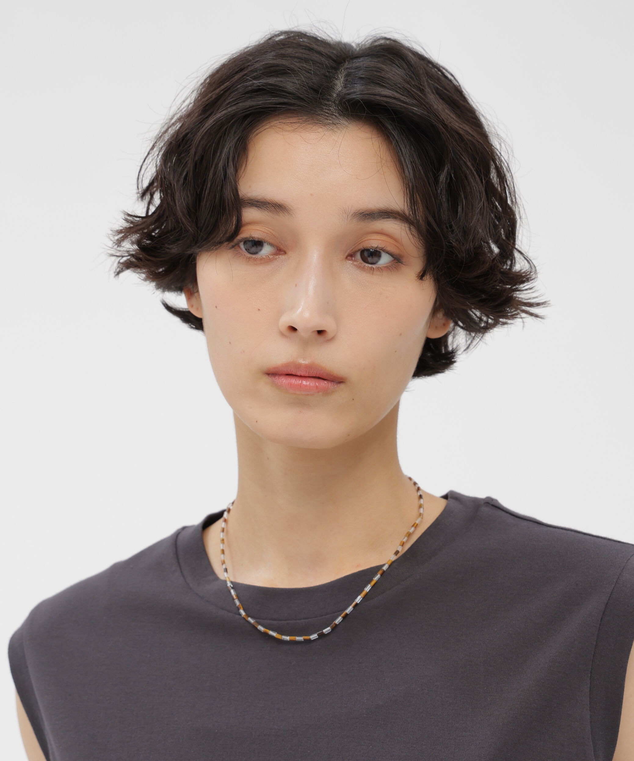  「TIGER'S EYE AND CRYSTAL NECKLACE」|その他|