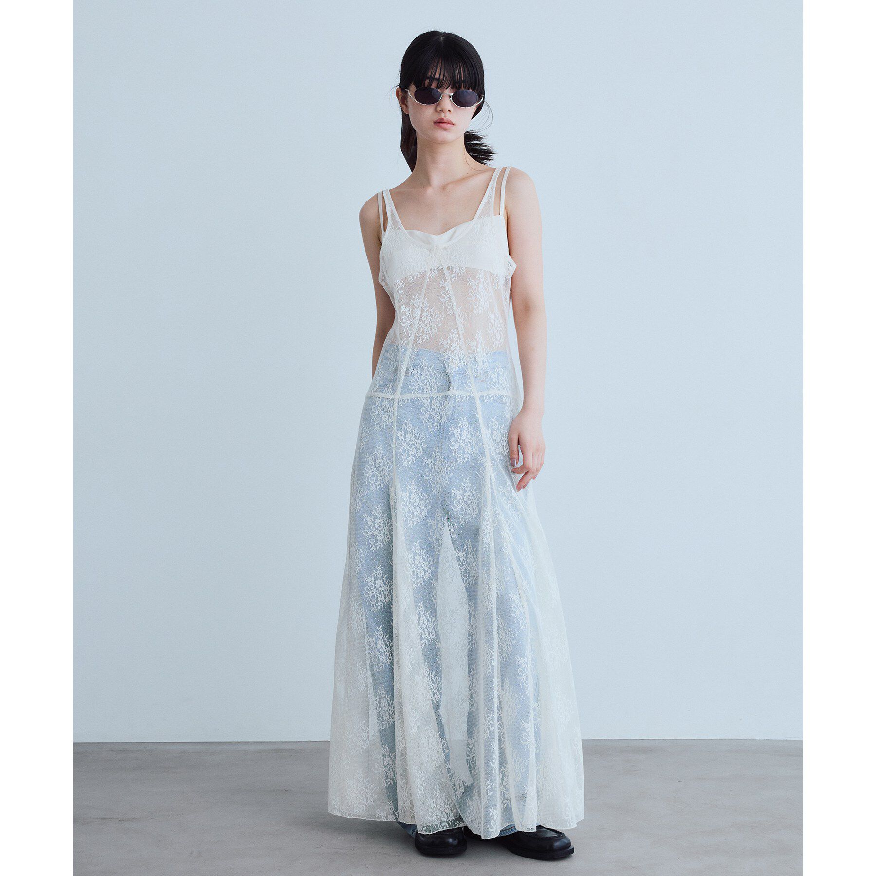 CODE A「UKI UKI＊CODE A｜veil lace dress」|ワンピース|
