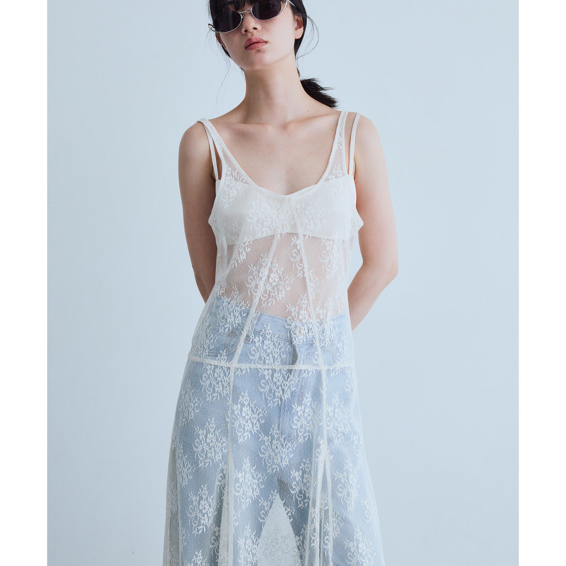 CODE A「UKI UKI＊CODE A｜veil lace dress」|ワンピース|