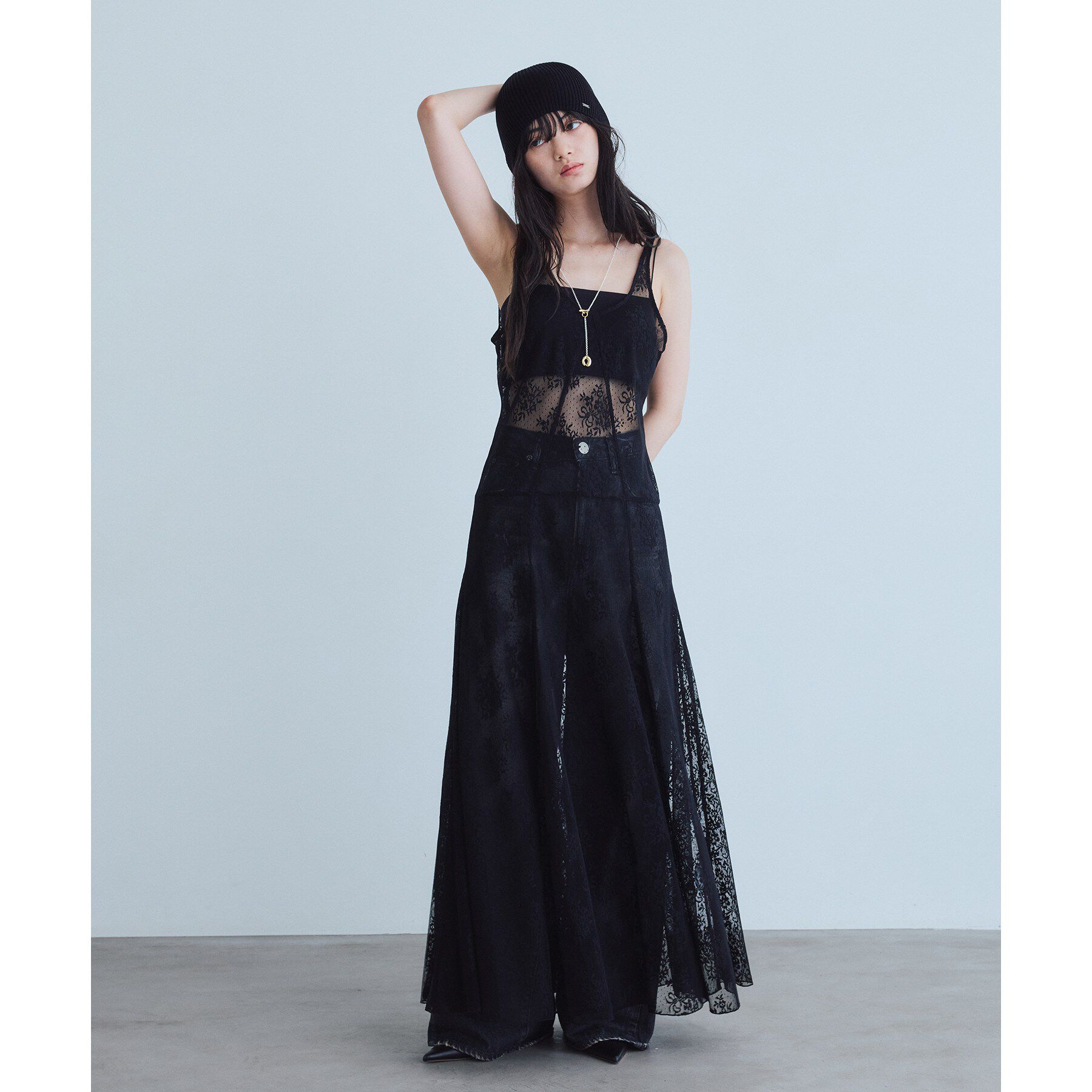 CODE A「UKI UKI＊CODE A｜veil lace dress」|ワンピース|