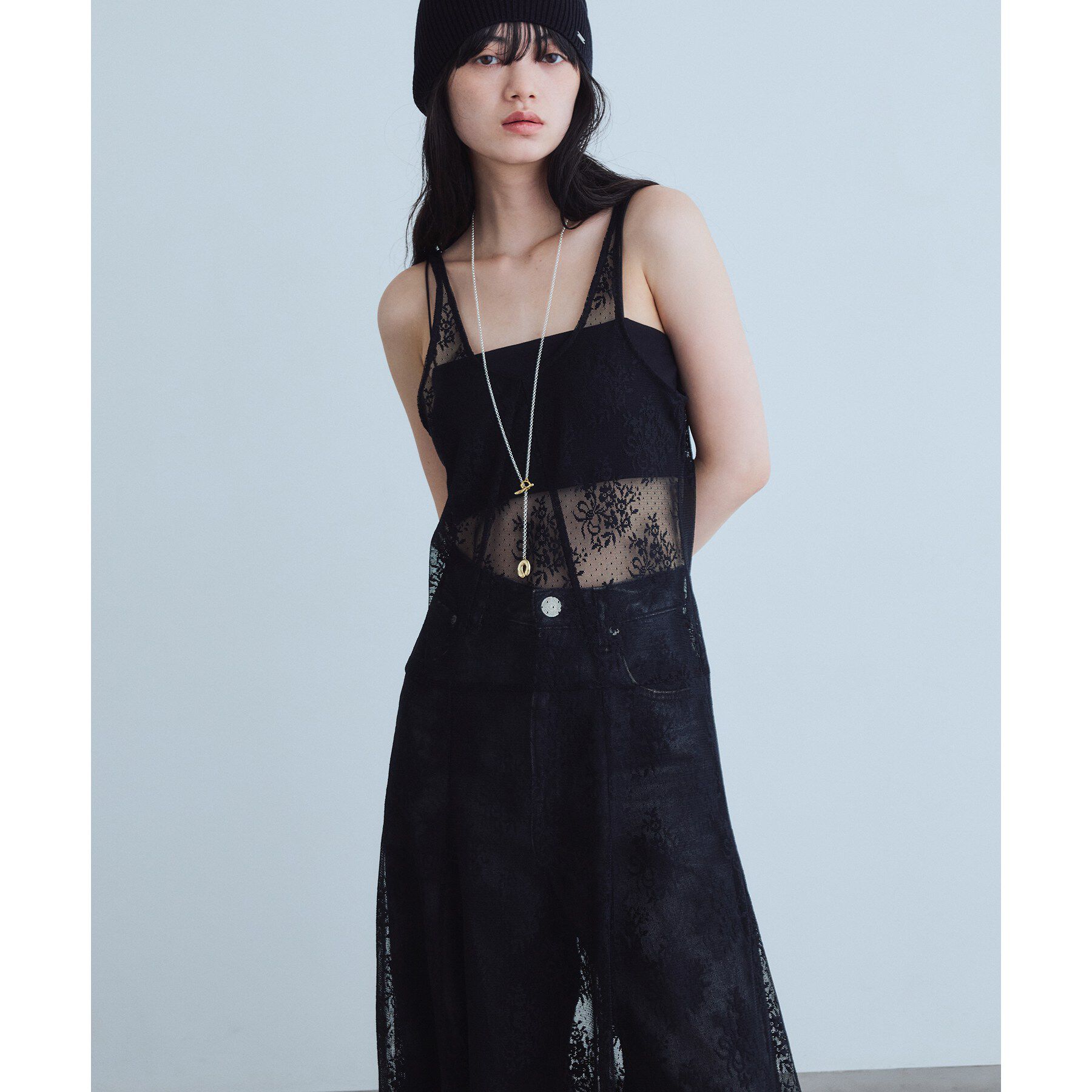 CODE A「UKI UKI＊CODE A｜veil lace dress」|ワンピース|