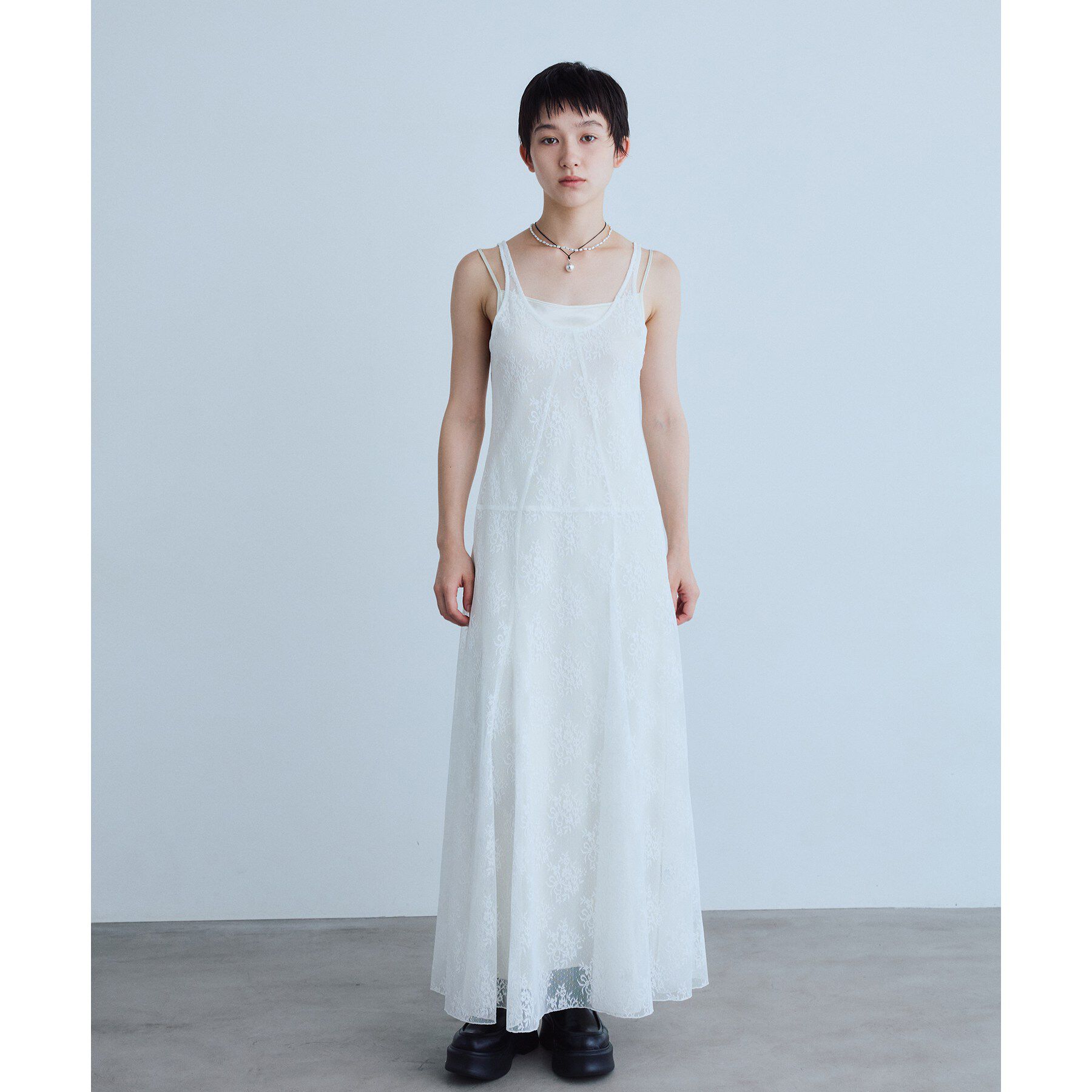 CODE A「UKI UKI＊CODE A｜veil lace dress」|ワンピース|