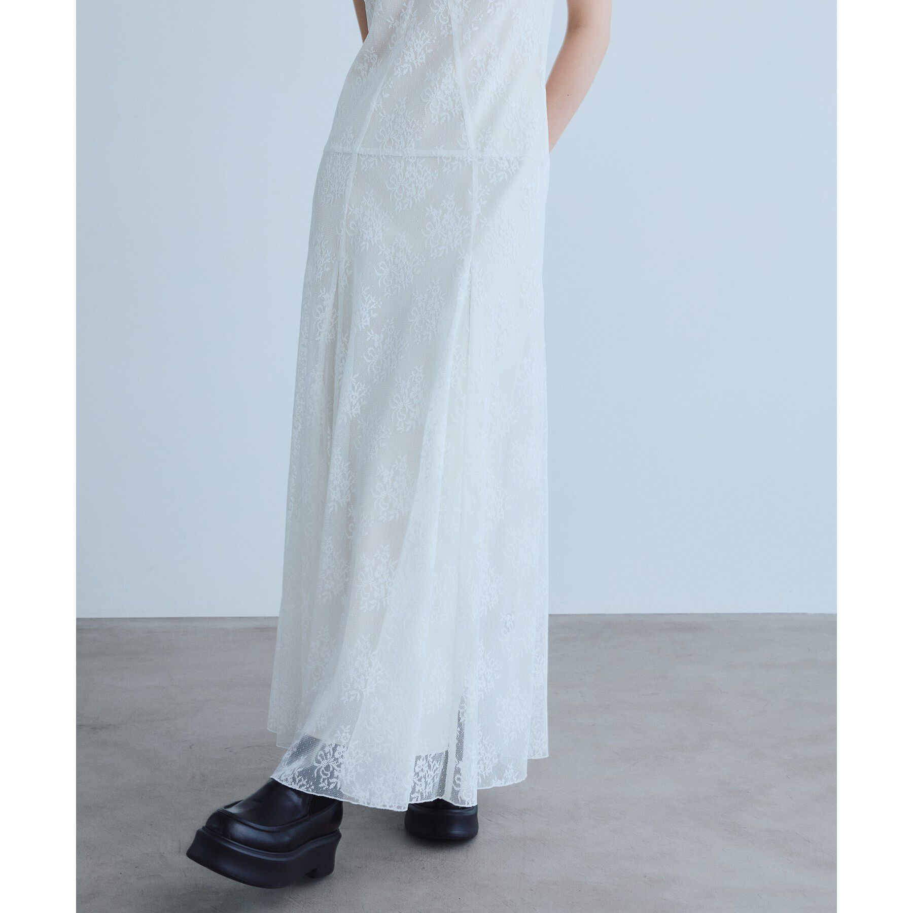CODE A「UKI UKI＊CODE A｜veil lace dress」|ワンピース|