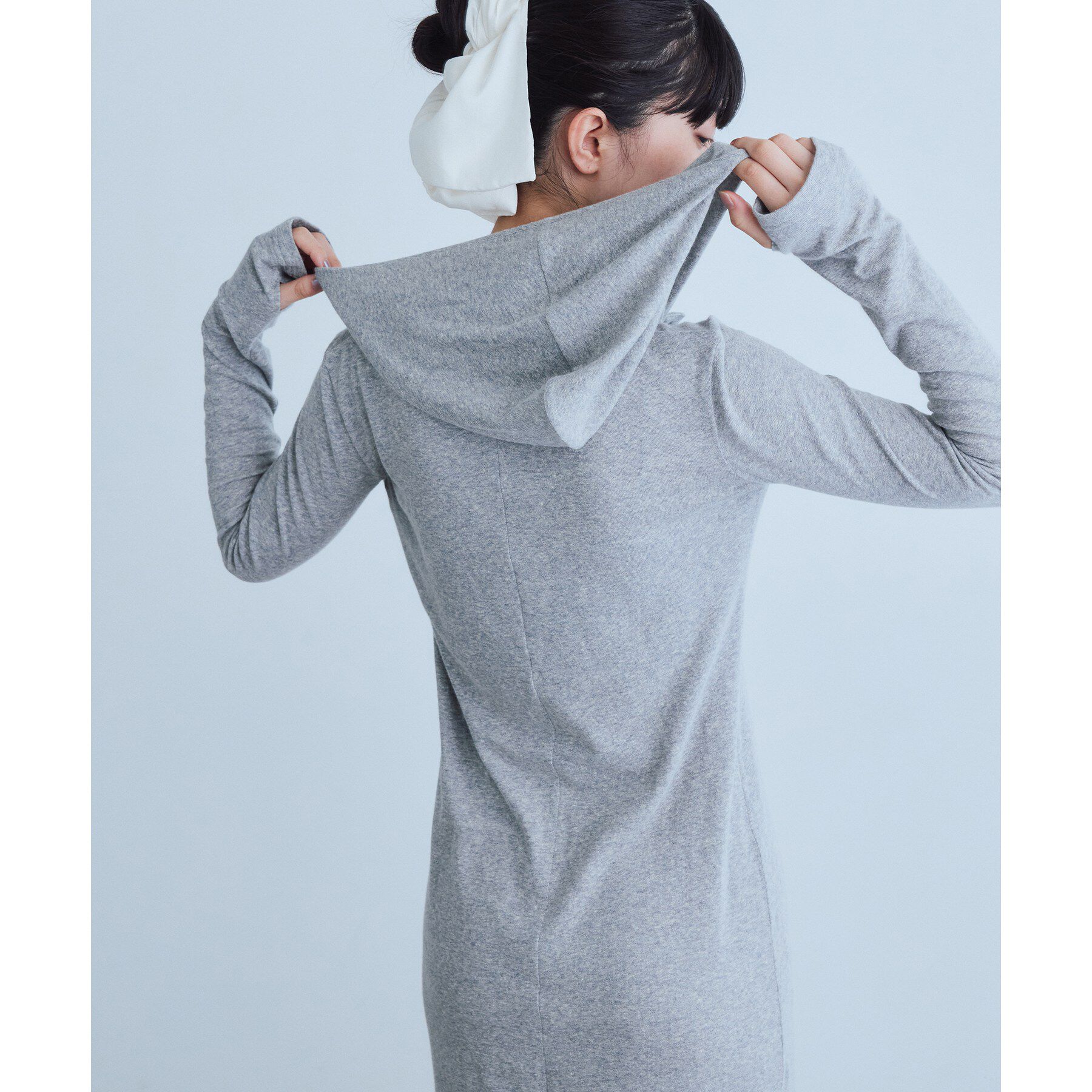 CODE A「UKI UKI＊CODE A｜hooded jersey dress」|ワンピース|