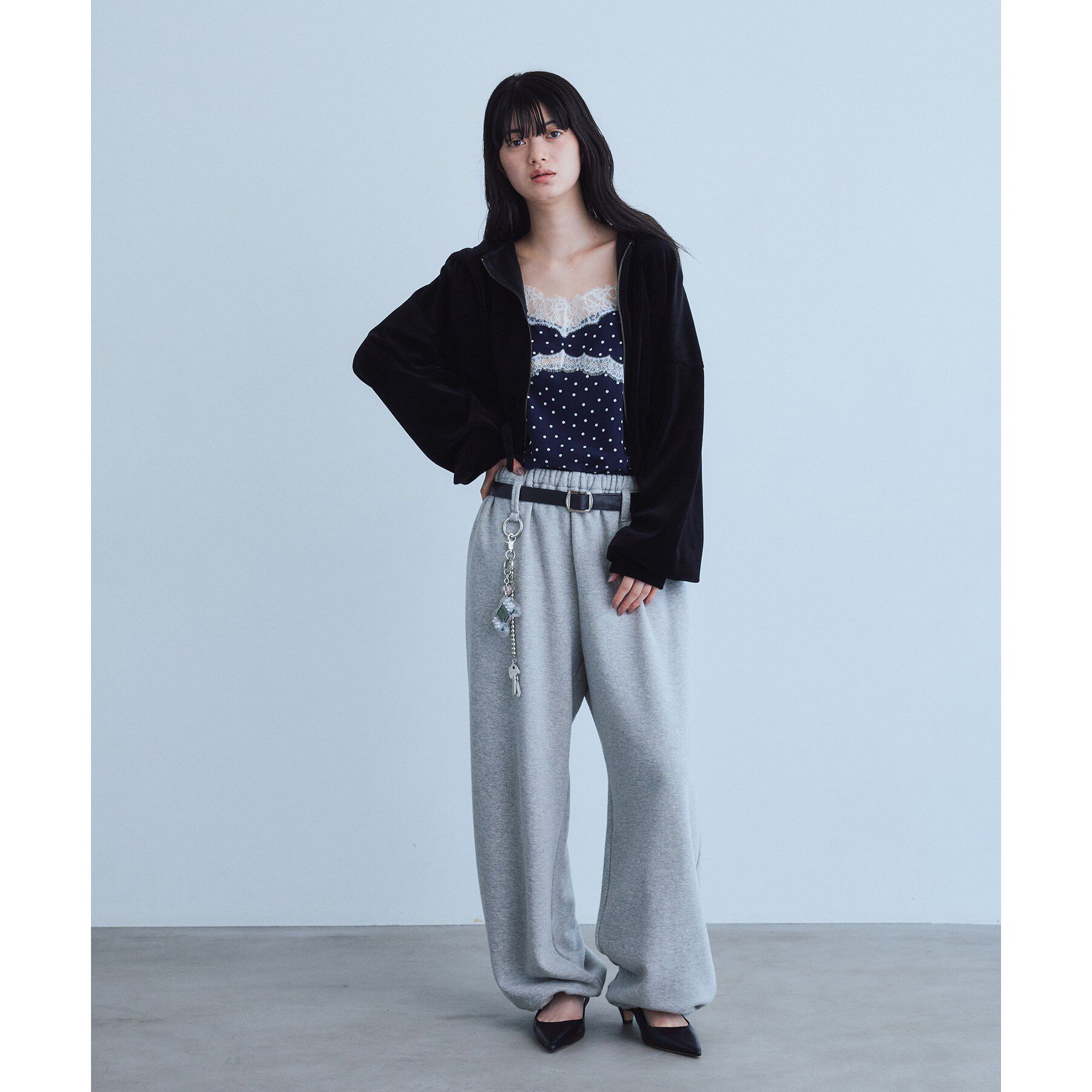 CODE A「UKI UKI＊CODE A｜volume sweat pants」|その他|