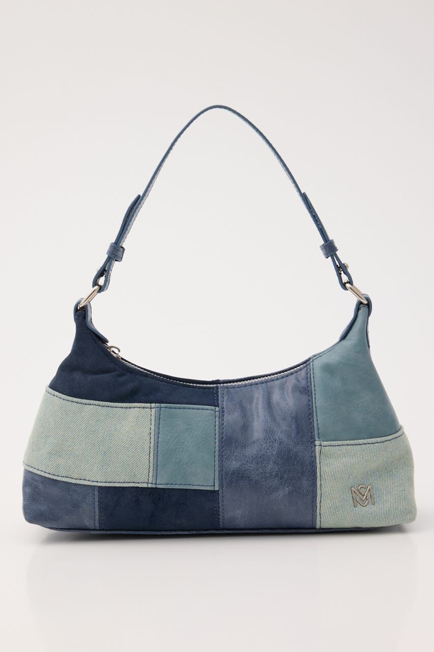 MOUSSY「PATCH WORK SHOULDER バッグ」|その他|BLU