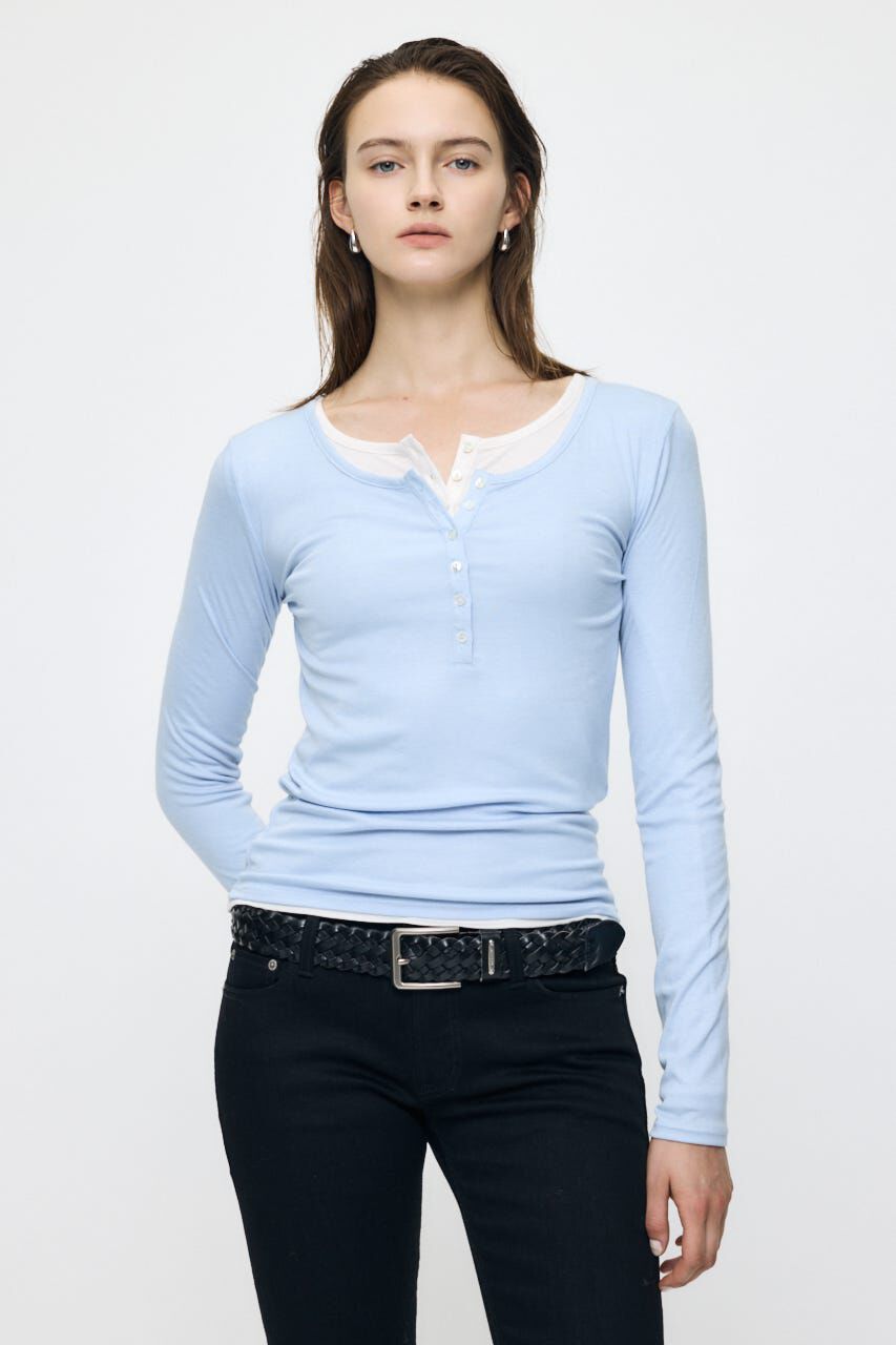 MOUSSY「ES HENRY NECK トップス」|Tシャツ・カットソー|