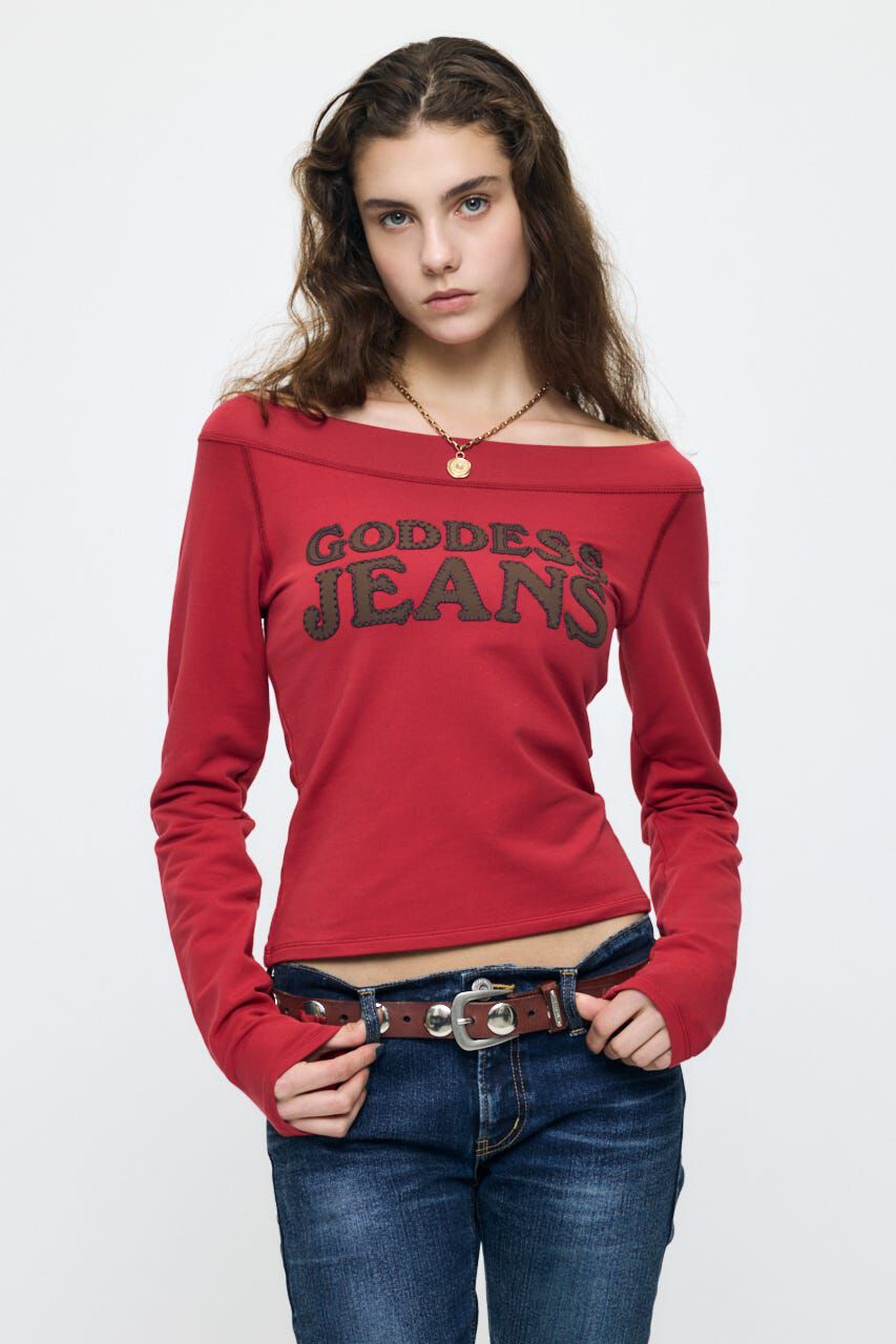 MOUSSY「OFF SHOULDER L/S Tシャツ」|Tシャツ・カットソー|