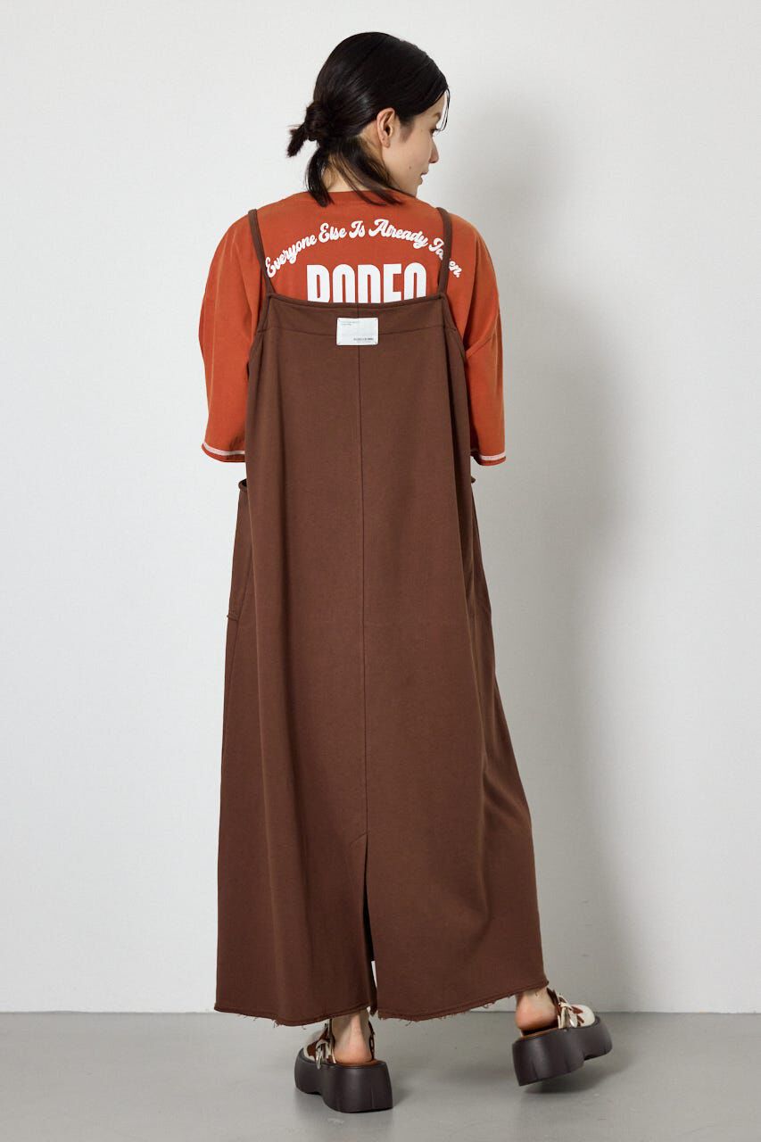 RODEO CROWNS「ラフステッチネームスウェットワンピース」|ワンピース|