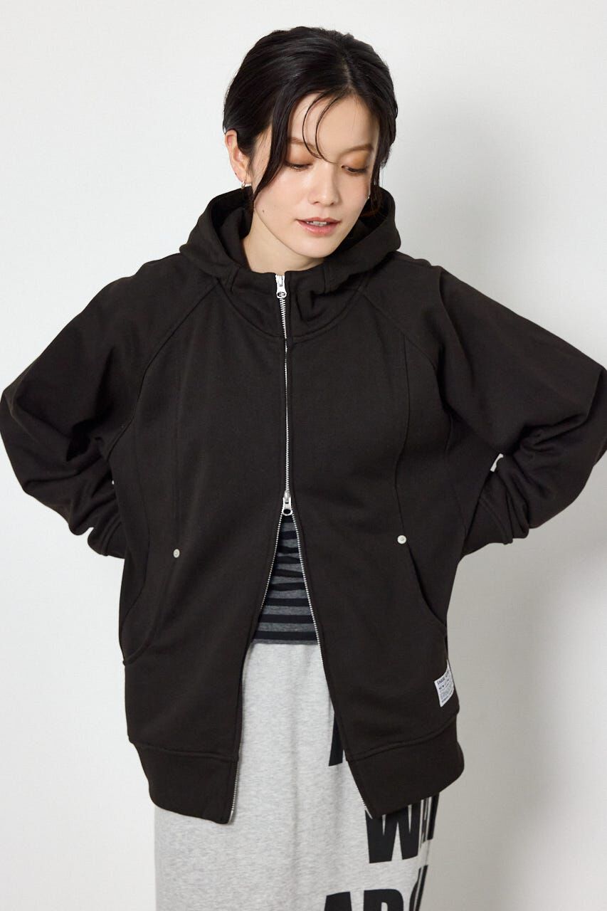 RODEO CROWNS「(UNISEX)SHARE スタンドネックジップパーカー」|パーカー|