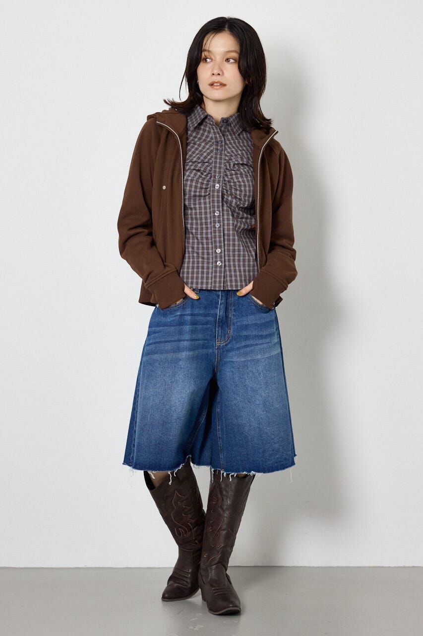 RODEO CROWNS「(UNISEX)SHARE スタンドネックジップパーカー」|パーカー|