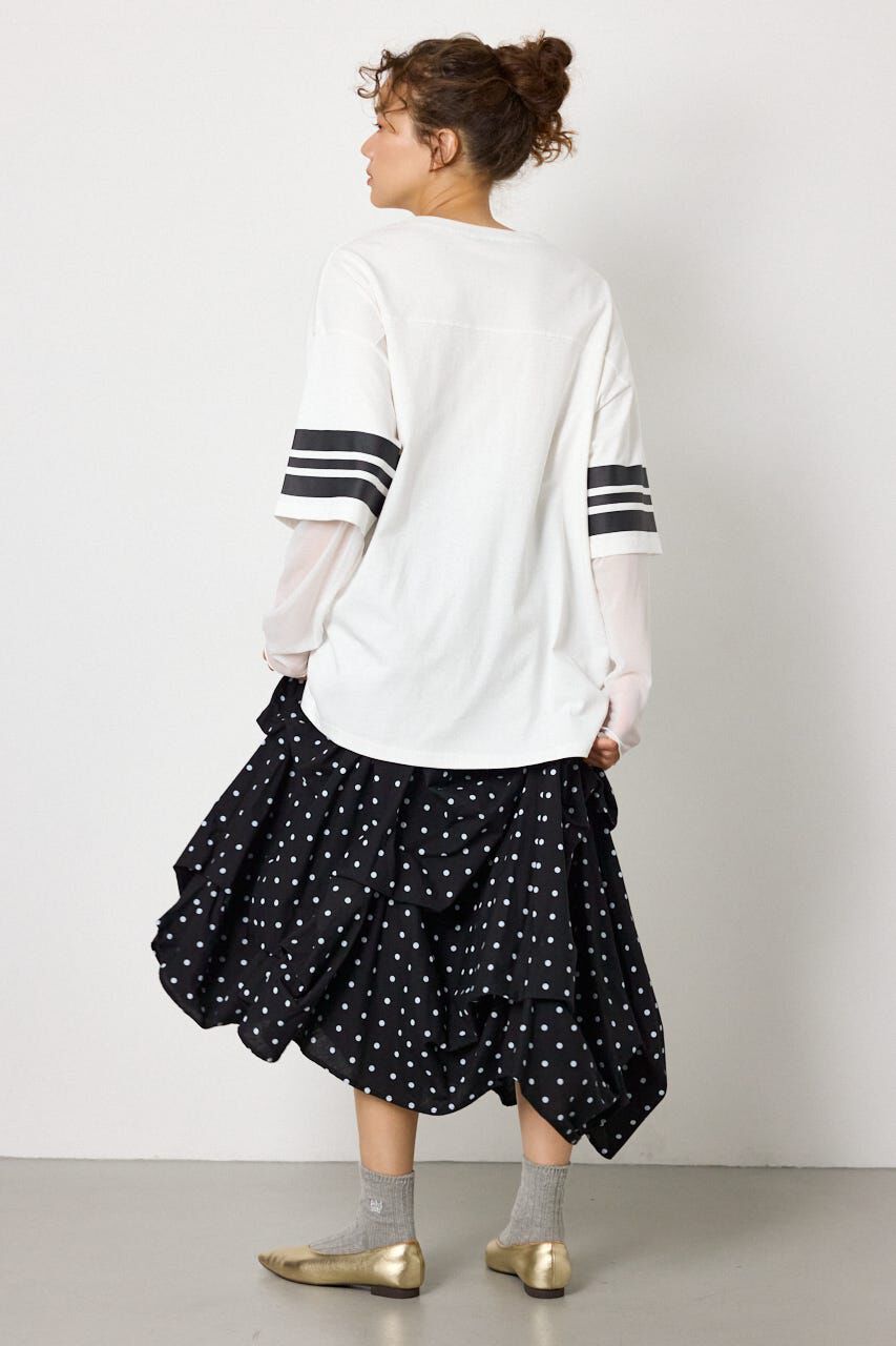 RODEO CROWNS「チュールレイヤードトップス」|Tシャツ・カットソー|