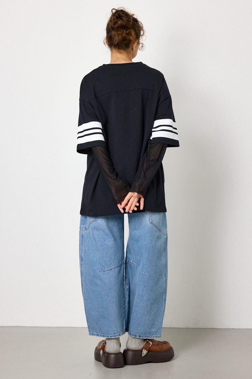 RODEO CROWNS「チュールレイヤードトップス」|Tシャツ・カットソー|