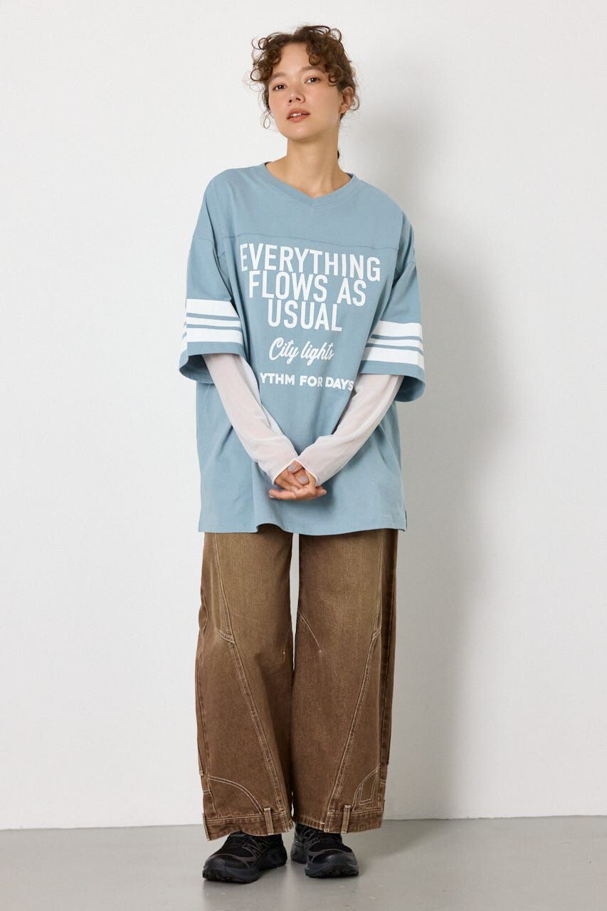 RODEO CROWNS「チュールレイヤードトップス」|Tシャツ・カットソー|