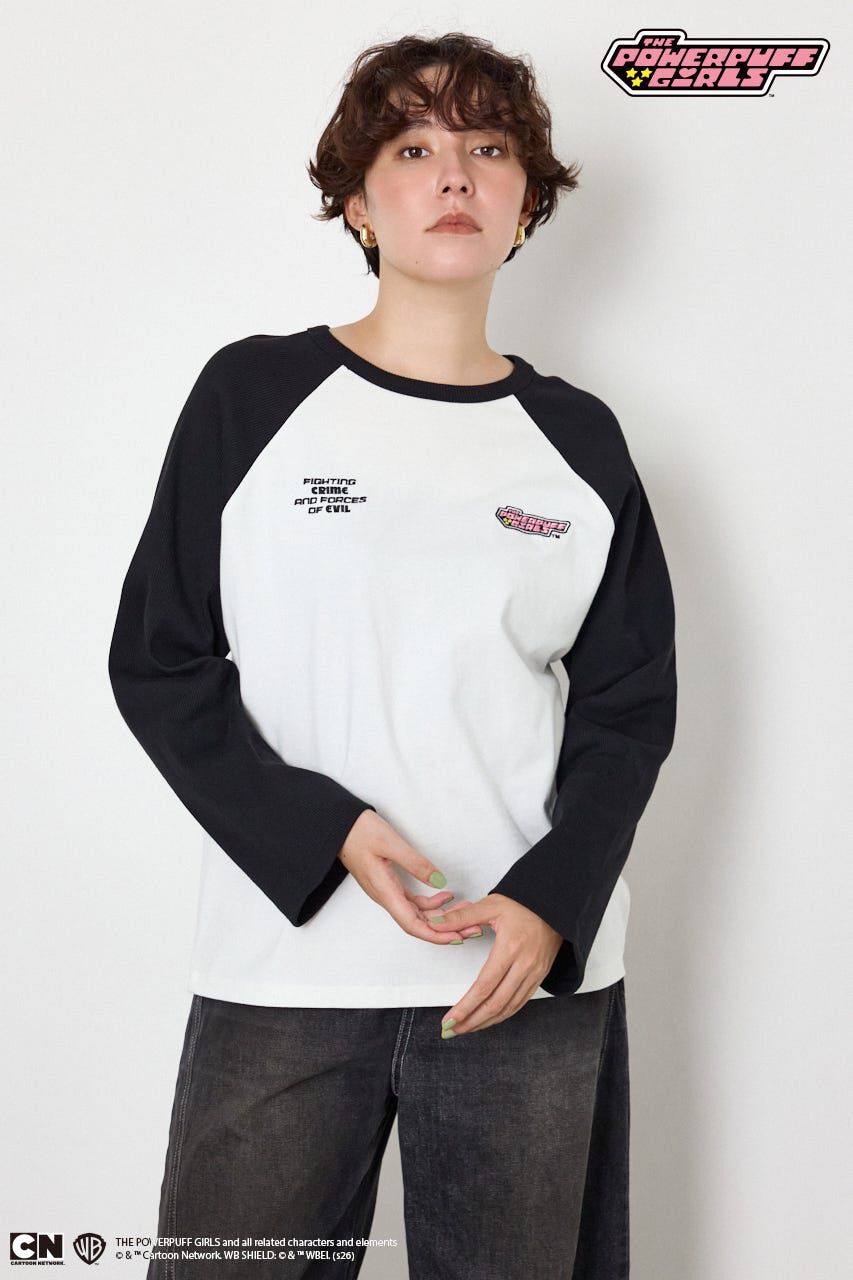 RODEO CROWNS「(パワーパフ ガールズ)ラグランロングスリーブTシャツ」|Tシャツ・カットソー|