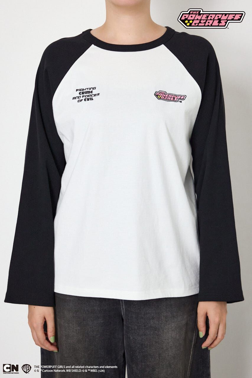 RODEO CROWNS「(パワーパフ ガールズ)ラグランロングスリーブTシャツ」|Tシャツ・カットソー|