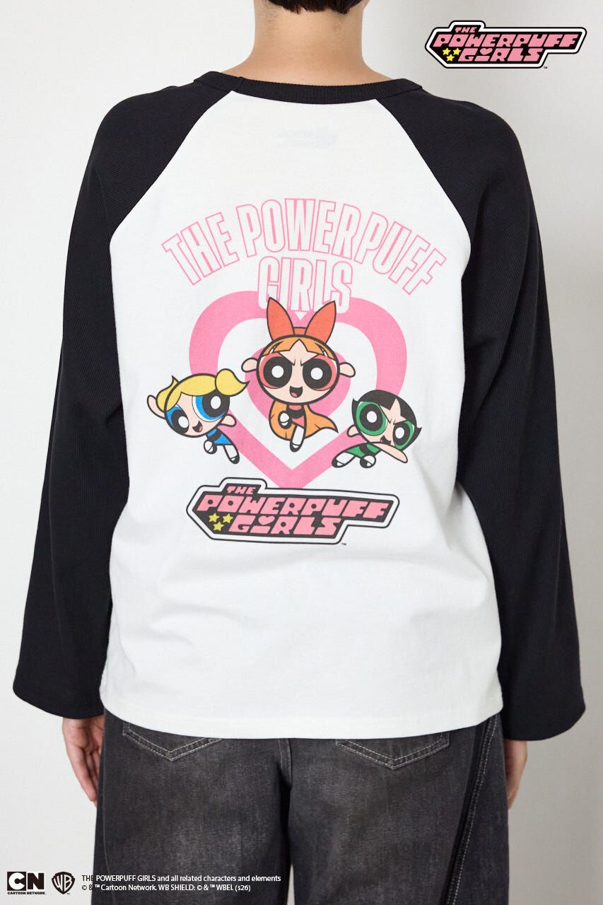 RODEO CROWNS「(パワーパフ ガールズ)ラグランロングスリーブTシャツ」|Tシャツ・カットソー|