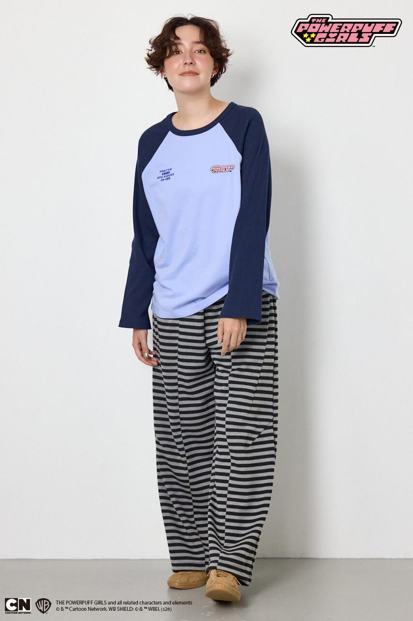 RODEO CROWNS「(パワーパフ ガールズ)ラグランロングスリーブTシャツ」|Tシャツ・カットソー|