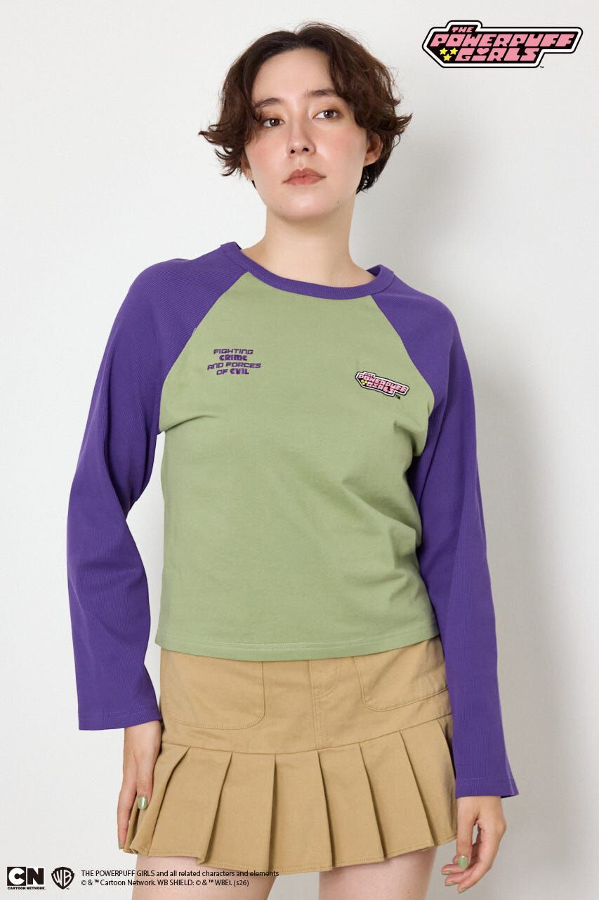 RODEO CROWNS「(パワーパフ ガールズ)ラグランロングスリーブTシャツ」|Tシャツ・カットソー|