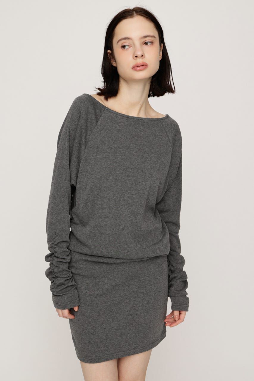 SLY「DOLMAN CUT TIE ショートワンピース」|ワンピース|