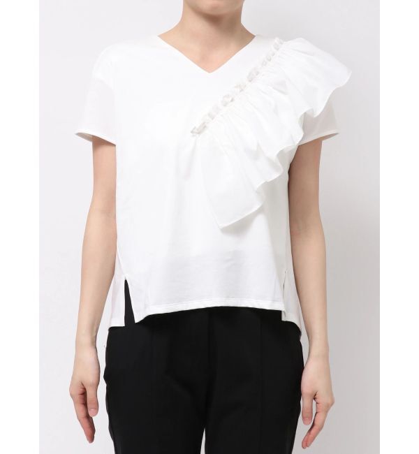 ELENDEEK「FRILL DOCKING CS」|Tシャツ・カットソー|
