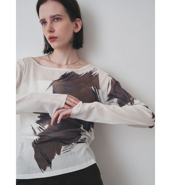 ELENDEEK「BLURRED SHAGGY SKIN CS」|Tシャツ・カットソー|