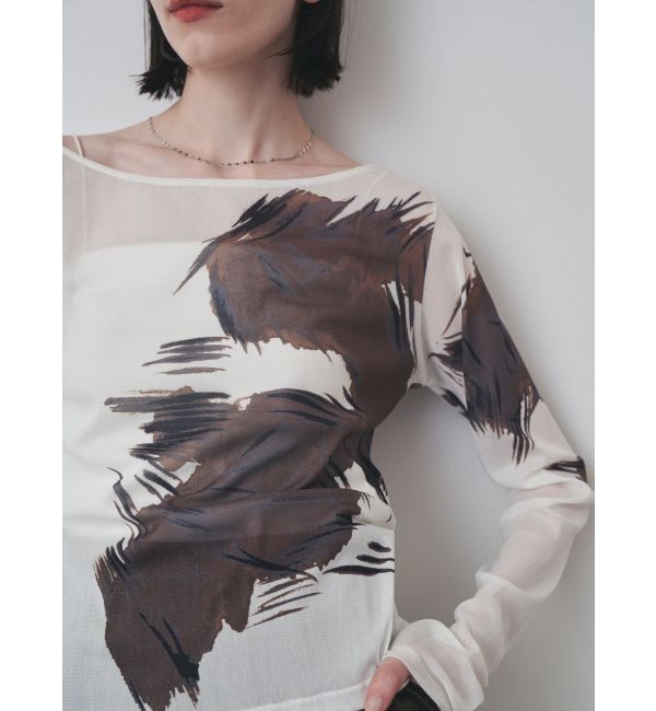ELENDEEK「BLURRED SHAGGY SKIN CS」|Tシャツ・カットソー|