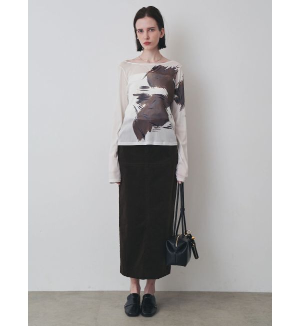 ELENDEEK「BLURRED SHAGGY SKIN CS」|Tシャツ・カットソー|