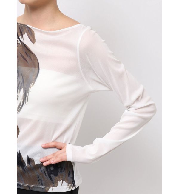 ELENDEEK「BLURRED SHAGGY SKIN CS」|Tシャツ・カットソー|