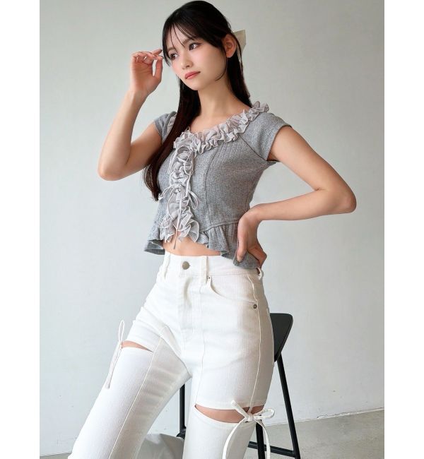 RESEXXY「デコラティブフリルカットソー」|Tシャツ・カットソー|