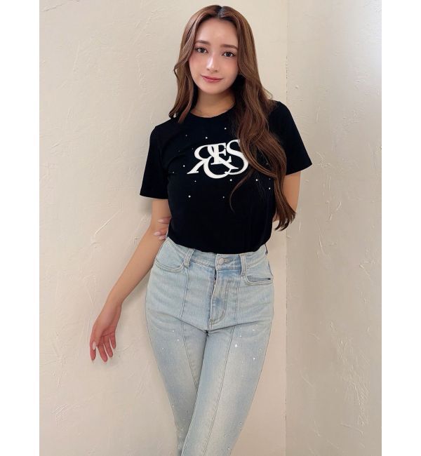RESEXXY「ポイントロゴデザインTシャツ」|Tシャツ・カットソー|