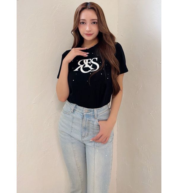 RESEXXY「ポイントロゴデザインTシャツ」|Tシャツ・カットソー|