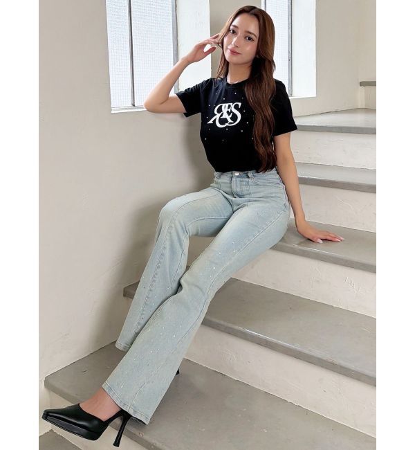 RESEXXY「ポイントロゴデザインTシャツ」|Tシャツ・カットソー|