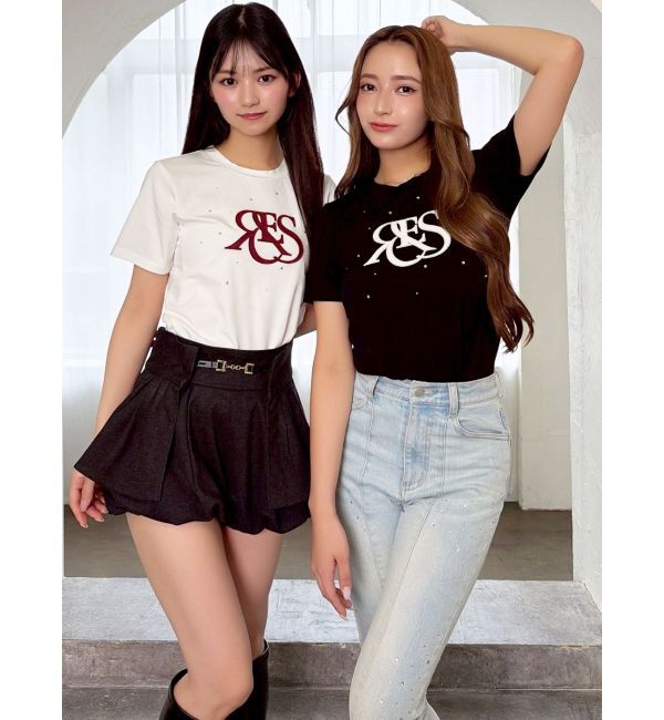 RESEXXY「ポイントロゴデザインTシャツ」|Tシャツ・カットソー|