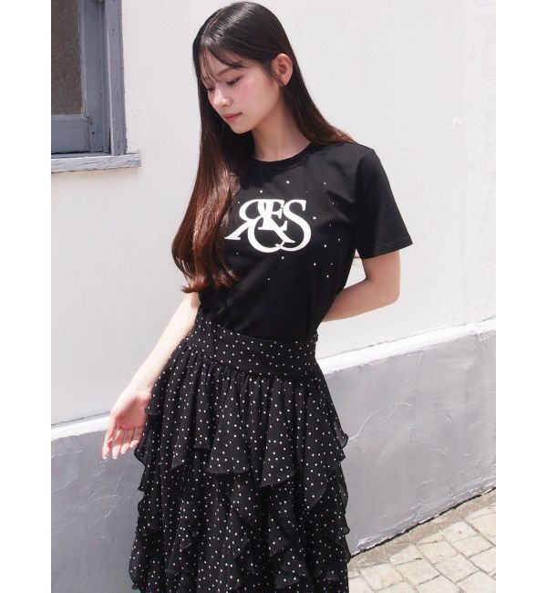 RESEXXY「ポイントロゴデザインTシャツ」|Tシャツ・カットソー|