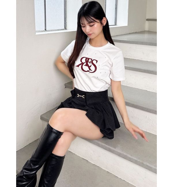 RESEXXY「ポイントロゴデザインTシャツ」|Tシャツ・カットソー|