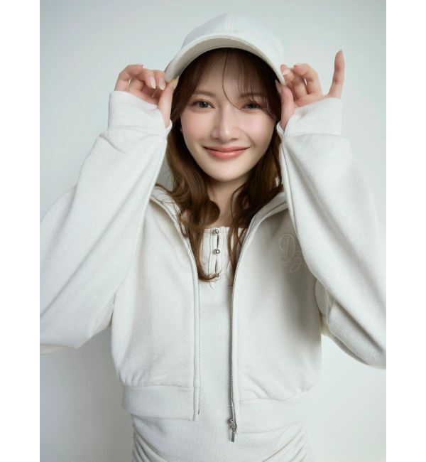 dazzlin「【UV】バックリボンロゴシシュウキャップ」|キャップ・キャスケット|