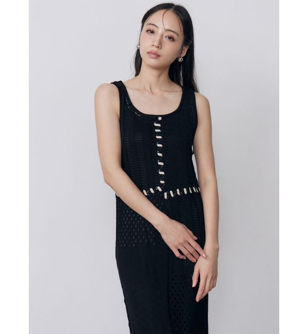MURUA「ステッチパッチワークワンピース」|ワンピース|