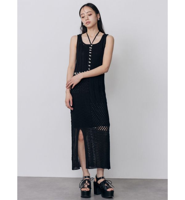 MURUA「ステッチパッチワークワンピース」|ワンピース|