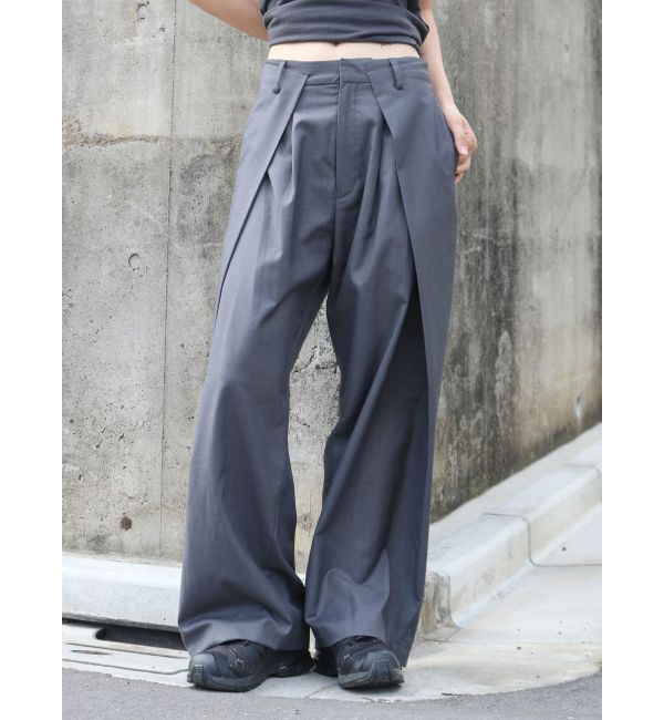 Ungrid「ワイドシルエットスラックスパンツ」|その他|