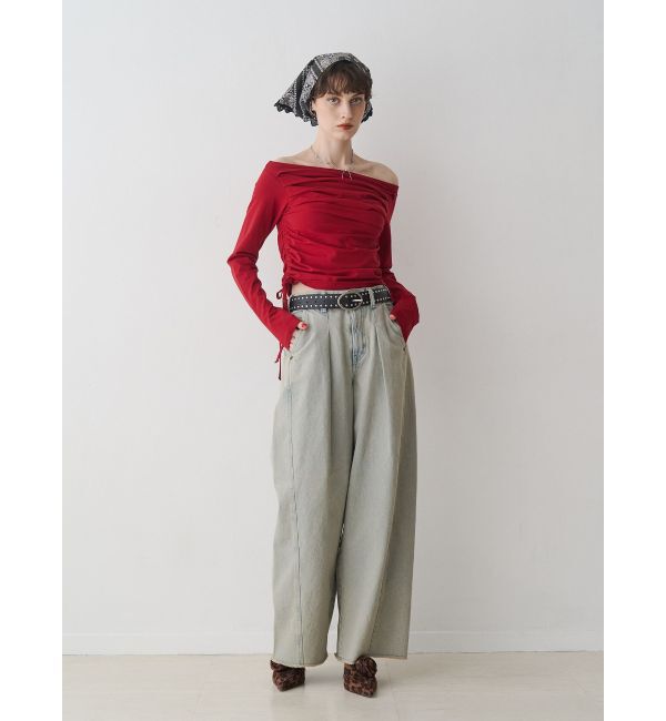jouetie「【SOMETHING&times;PosTokyo】Tuck Buggy」|デニム|