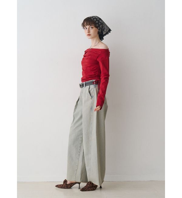 jouetie「【SOMETHING&times;PosTokyo】Tuck Buggy」|デニム|