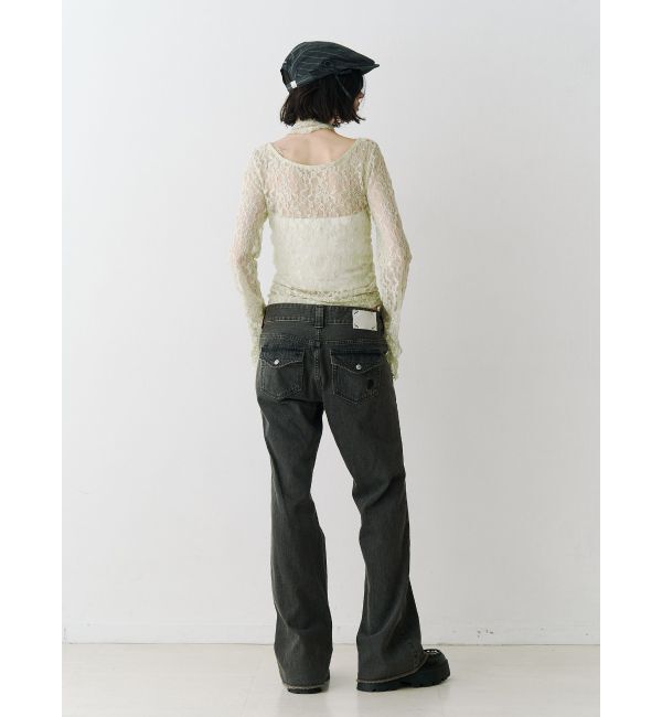 jouetie「【SOMETHING&times;PosTokyo】BUSH FLARE DENIM」|デニム|