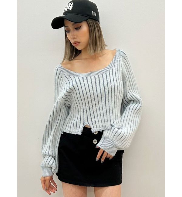 GYDA「Wウエストデザインスカートライクショートパンツ」|スカート|