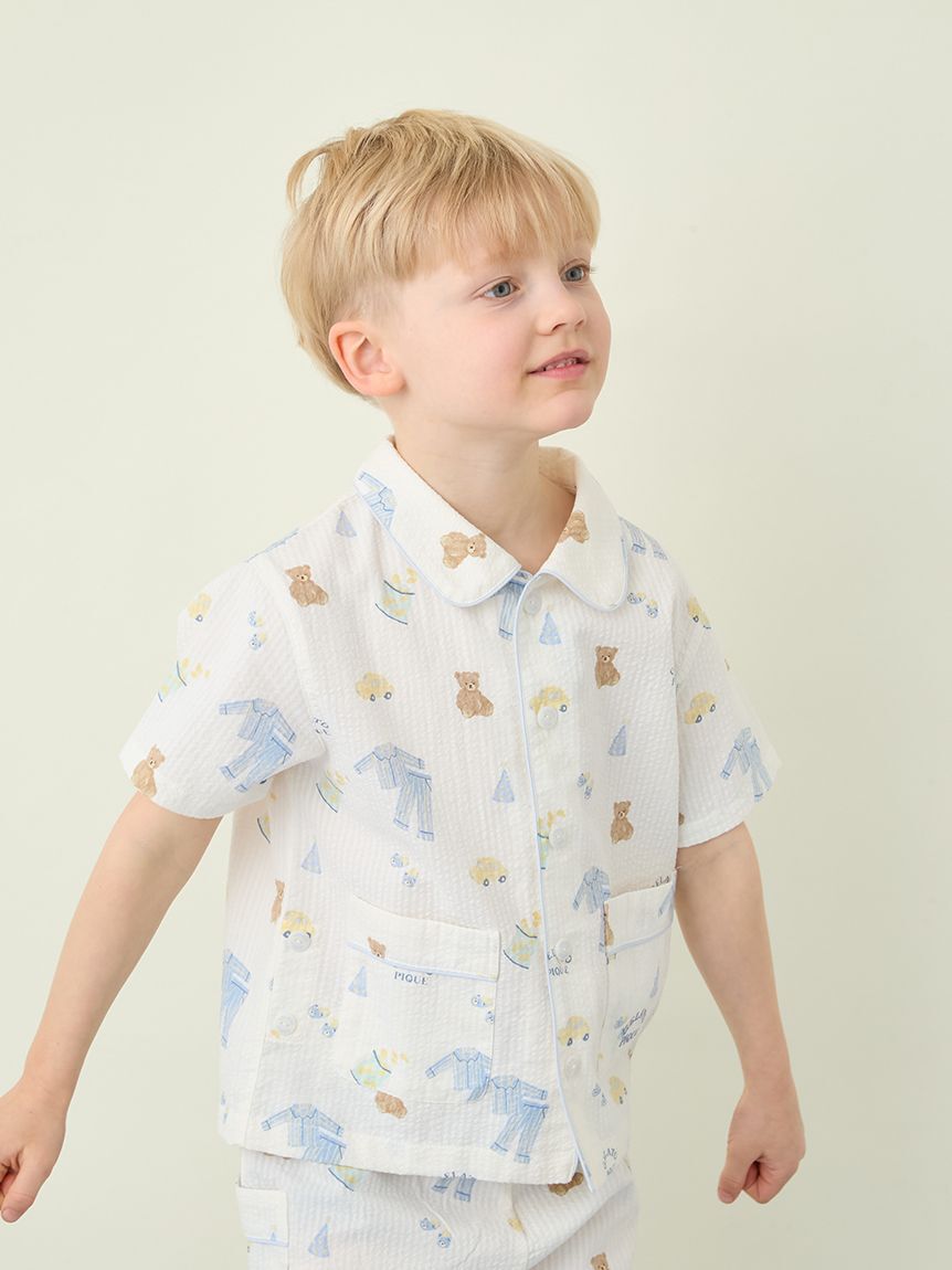GELATO PIQUE KIDS & BABY「【KIDS】パジャマパーティー柄シャツ」|シャツ・ブラウス|