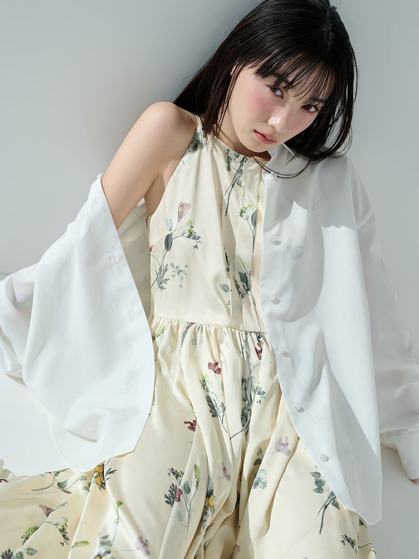 SNIDEL「【LUMISHADE】UVオーバーシャツ」|シャツ・ブラウス|WHT