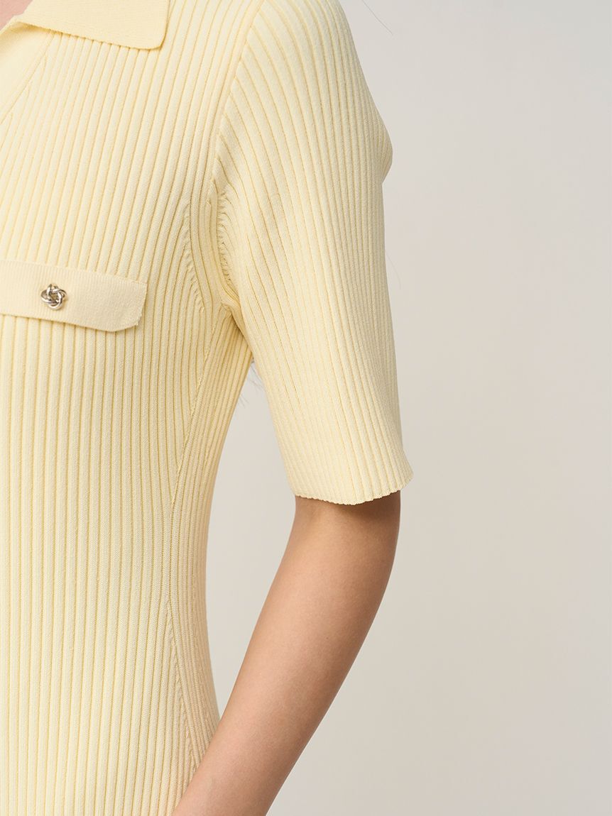 SNIDEL「フロントボタンニットワンピース」|ワンピース|