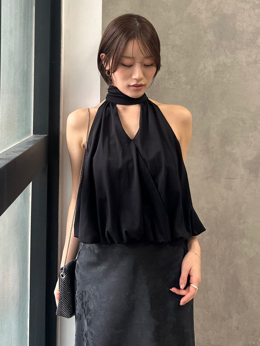 SNIDEL「アメスリカップインドレープカットソー」|Tシャツ・カットソー|