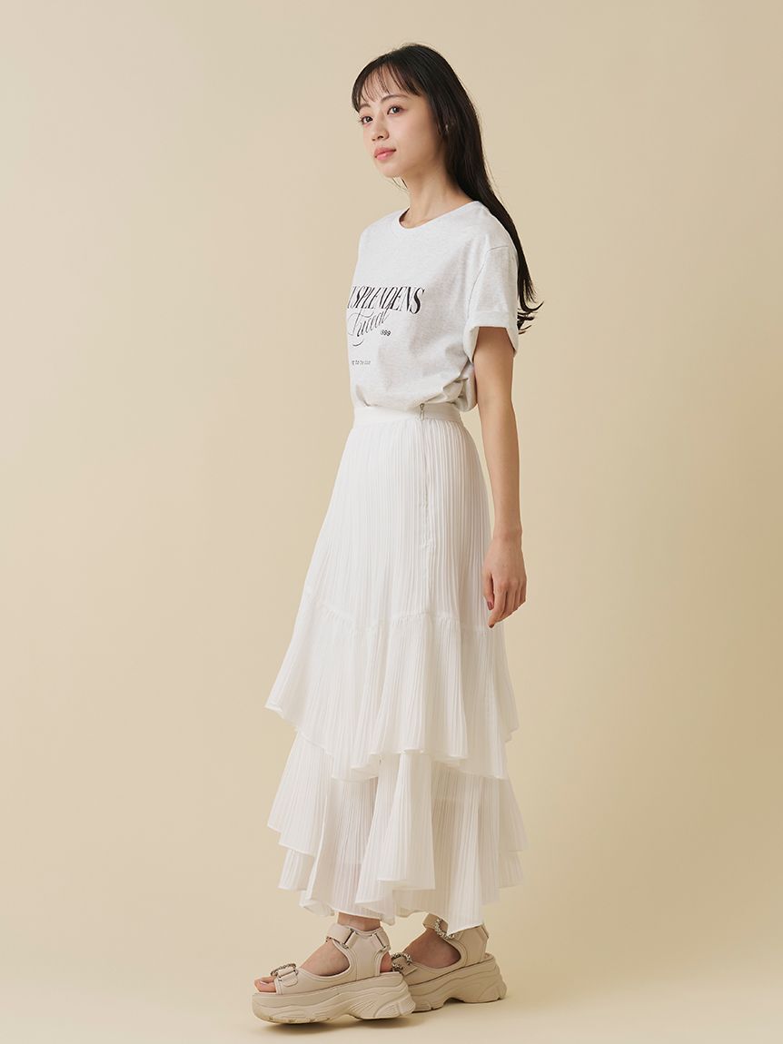SNIDEL「ロゴTシャツ」|Tシャツ・カットソー|