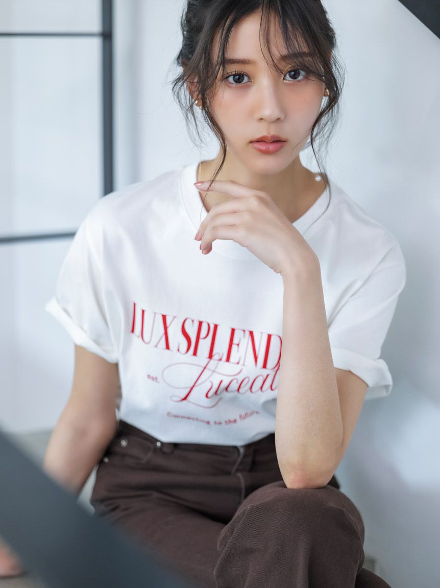 SNIDEL「ロゴTシャツ」|Tシャツ・カットソー|